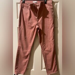 Loft pink corduroy pants soft size 12/3